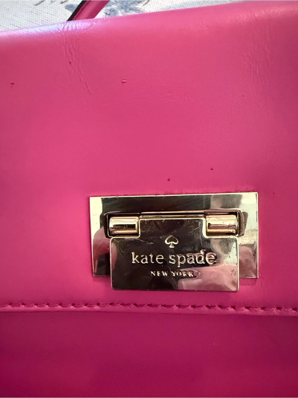 Kate Spade Hot Pink 100 Percent Leather Top-Handle Satchel (Price firm) - Picture 5 of 14